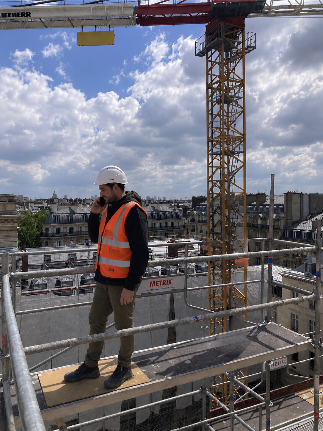 Adrien Blanc, chef de projet